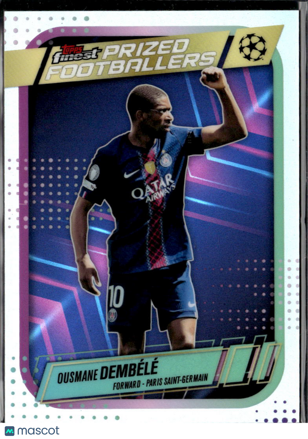Ousmane Dembélé 2026 Topps Finest Prized Footballers Paris Saint-Germain