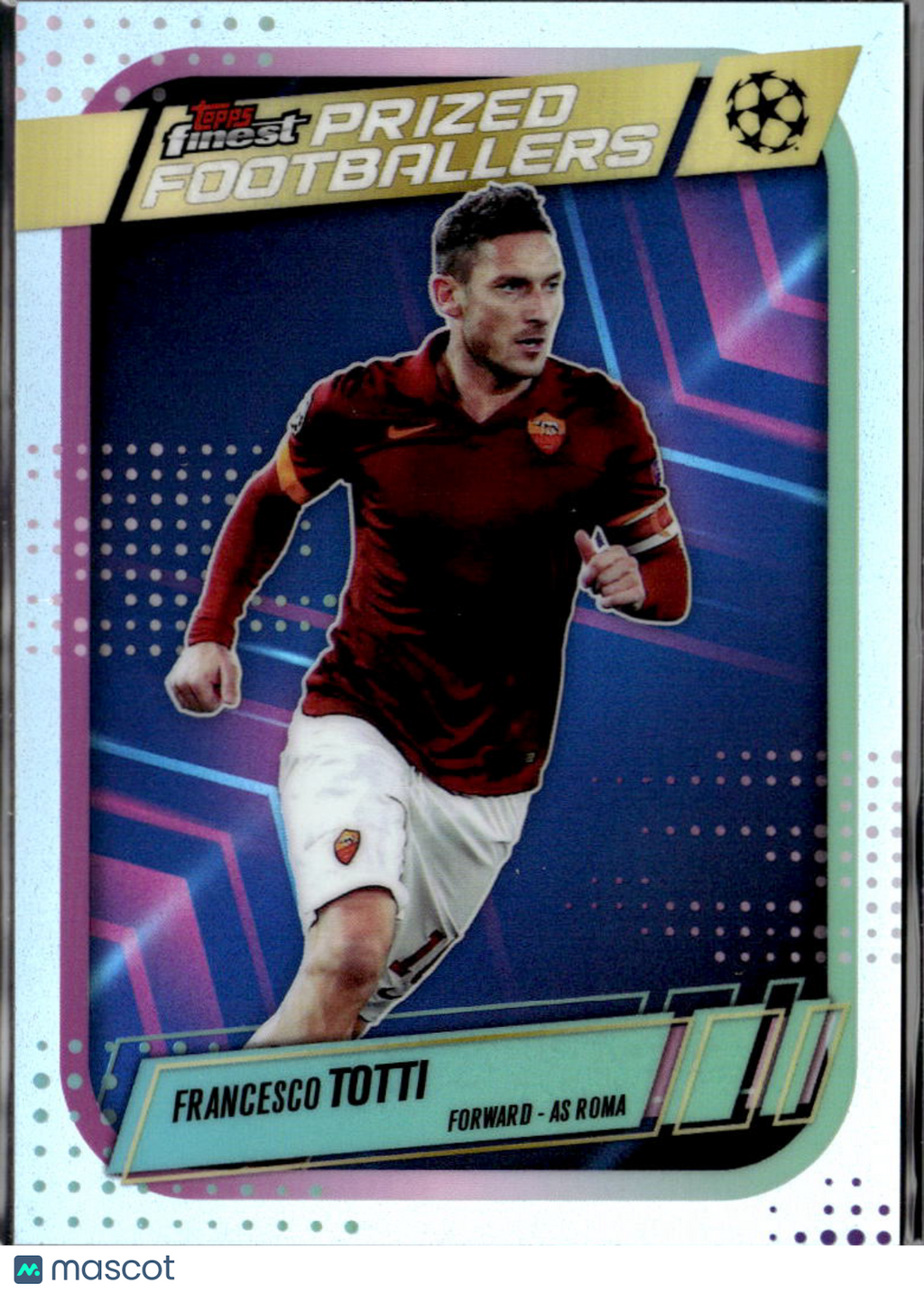 Francesco Totti 2026 Topps Finest Prized Footballers AS Roma