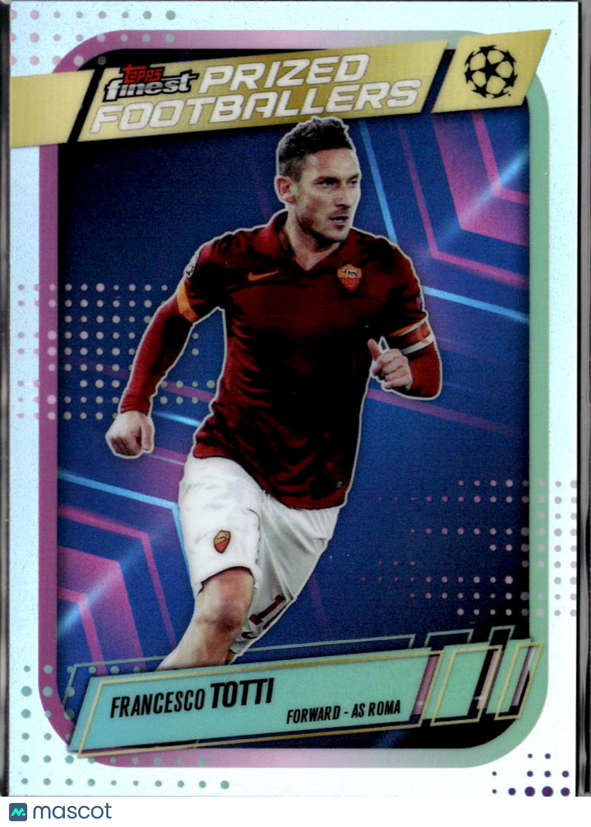 Francesco Totti 2026 Topps Finest Prized Footballers AS Roma