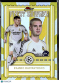 Franco Mastantuono 2026 Topps Finest Finest Showmen RC Real Madrid C.F.