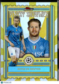 Kevin De Bruyne 2026 Topps Finest Finest Showmen Manchester City SSC Napoli