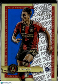 Tyler Wolff 2024 Topps Chrome MLS Pitch Prodigies RC Blue /150 Atlanta United FC
