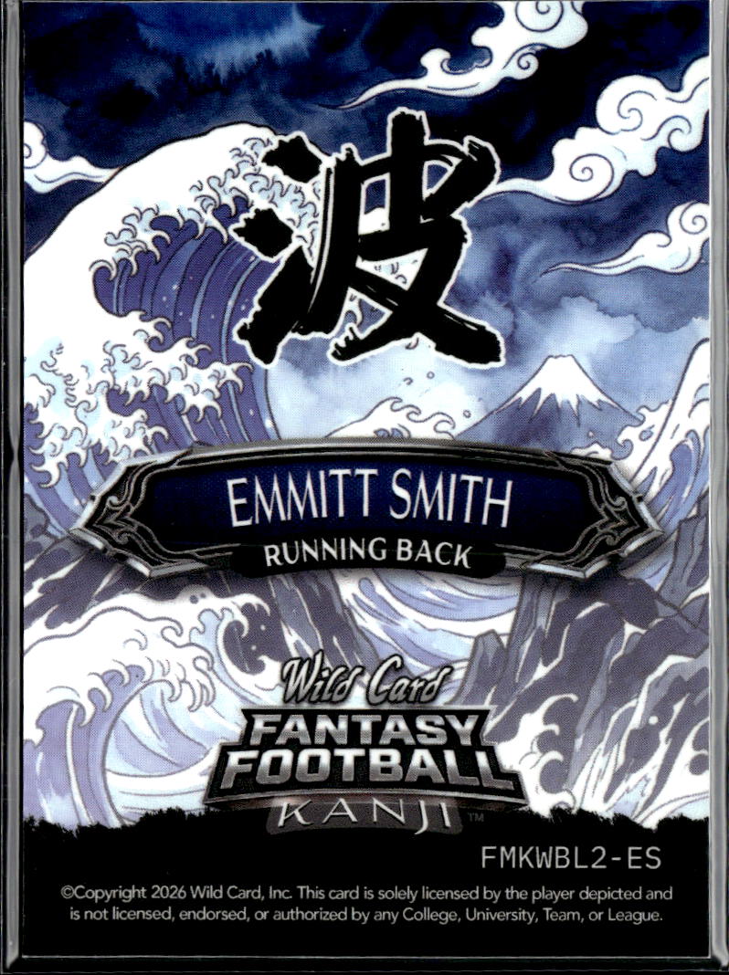 Emmitt Smith 2026 Wild Card Kanji Dallas Cowboys 2/2 Dallas Cowboys