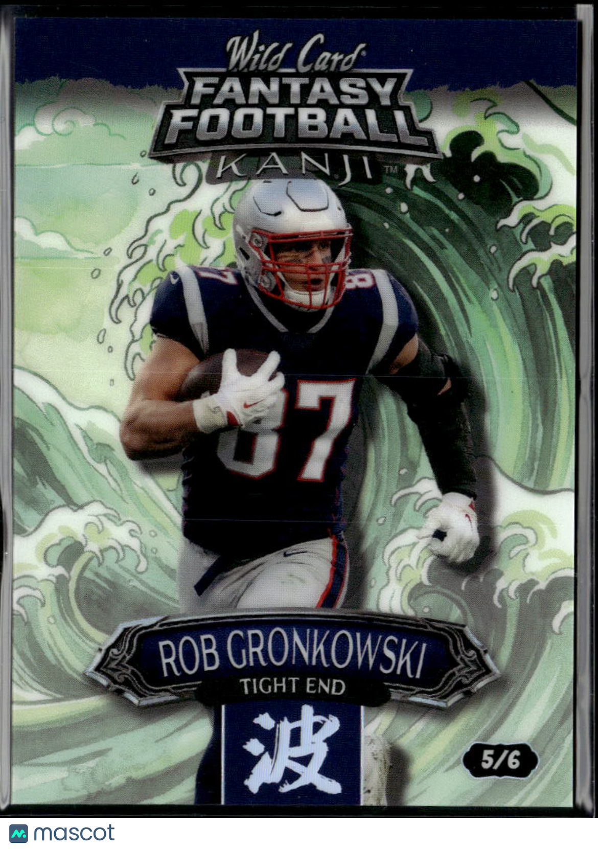 Rob Gronkowski 2026 Wild Card Kanji New England Patriots 5/6