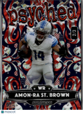 Amon-Ra St. Brown 2026 Wild Card Alumination Psyched 2/3 Detroit Lions