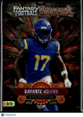 Davante Adams 2026 Wild Card Fantasy Football Steampunk Rams 3/3