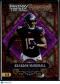 Brandon Marshall 2026 Wild Card Steampunk Purple 5/8 Chicago Bears