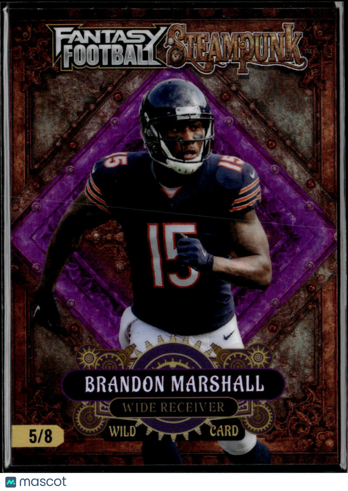 Brandon Marshall 2026 Wild Card Steampunk Purple 5/8 Chicago Bears