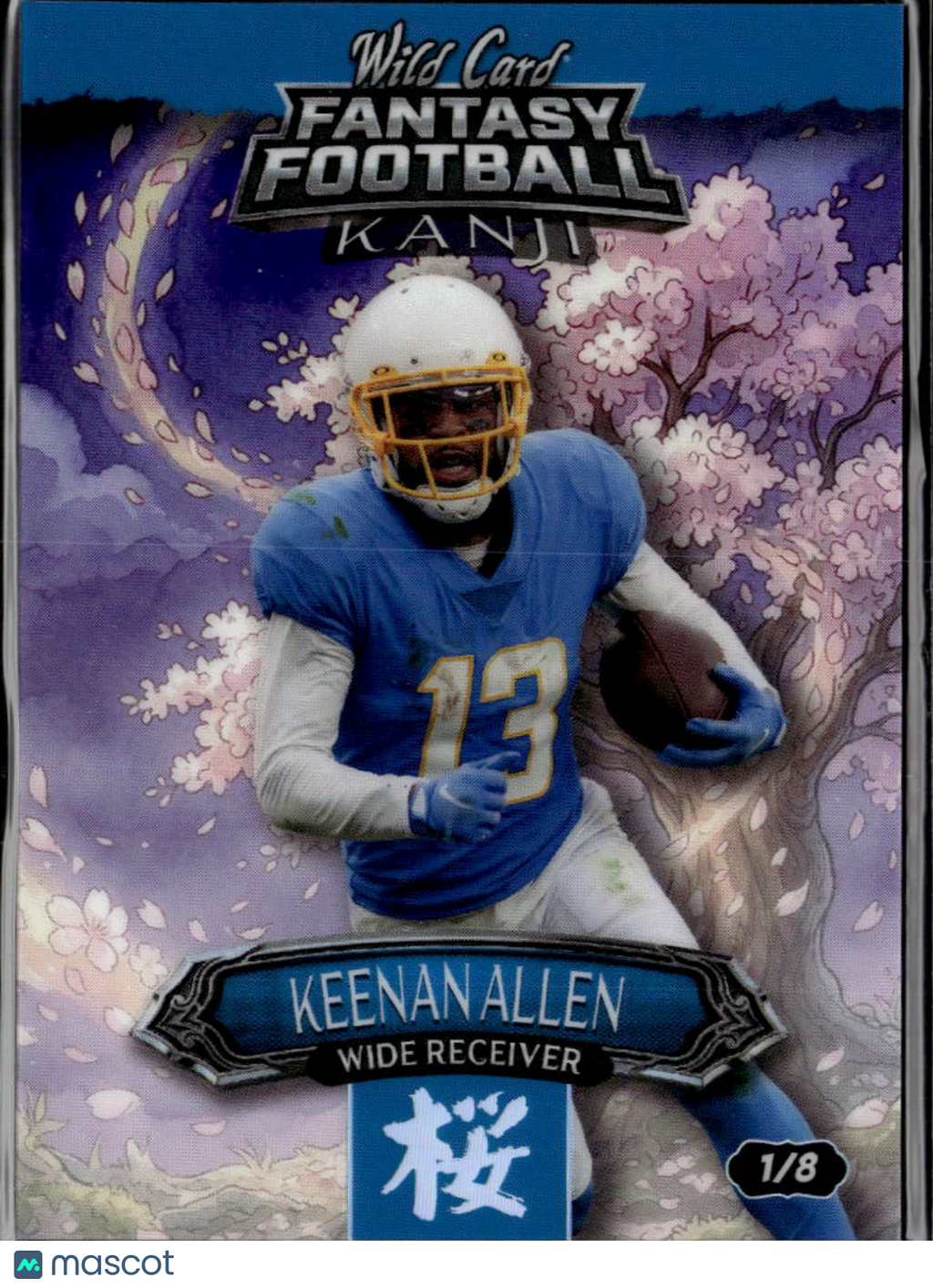 Keenan Allen 2026 Wild Card Fantasy Football Kanji Los Angeles Chargers 1/8