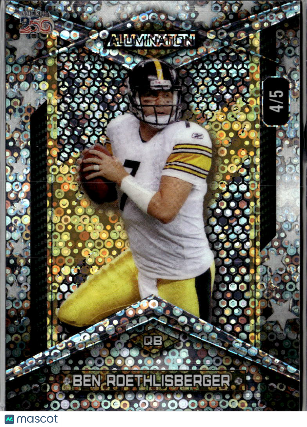 Ben Roethlisberger 2026 Wild Card Alumination 4/5 Pittsburgh Steelers