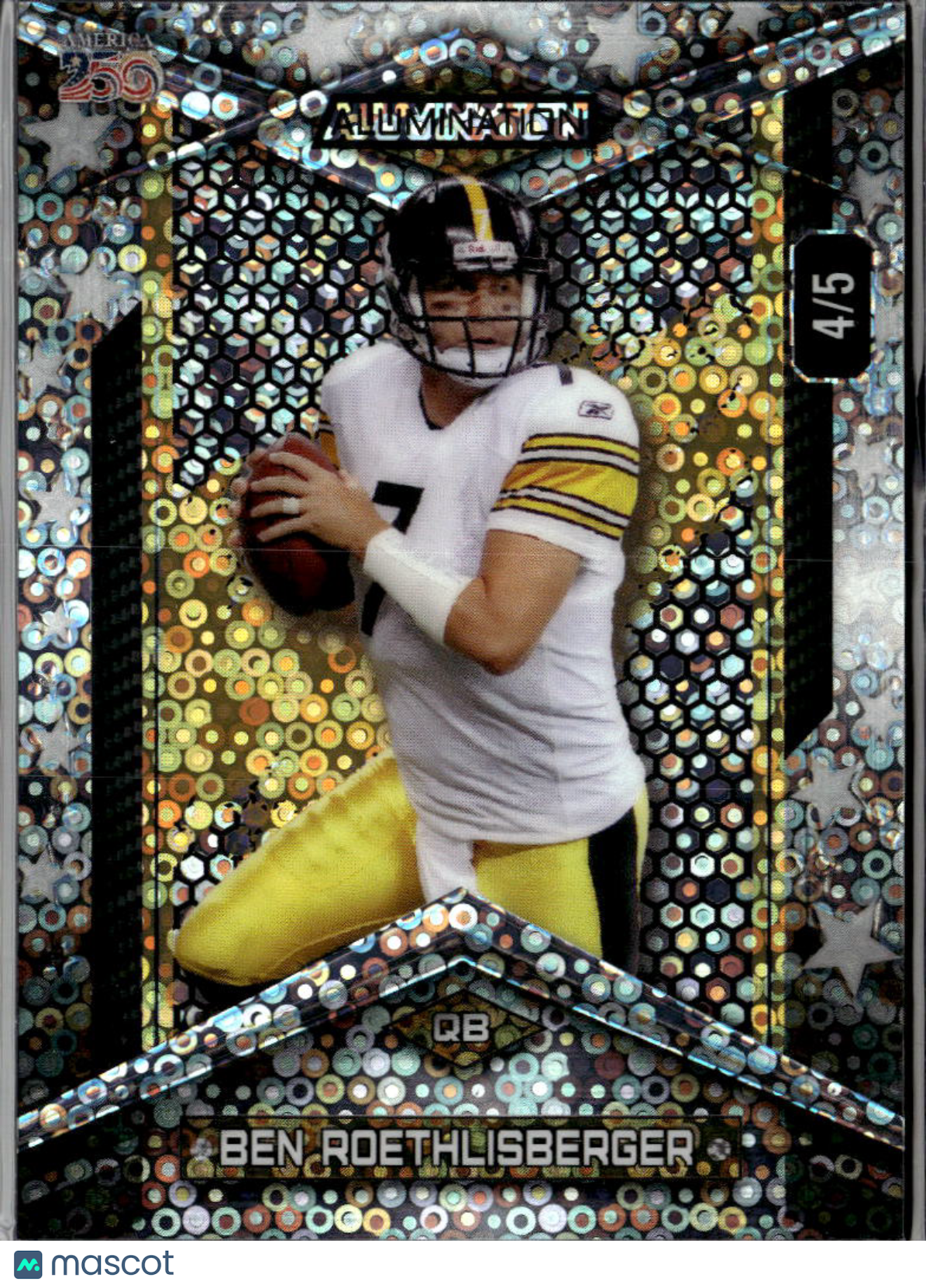 Ben Roethlisberger 2026 Wild Card Alumination 4/5 Pittsburgh Steelers
