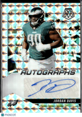 Jordan Davis 2025 Mosaic Auto Autograph Philadelphia Eagles