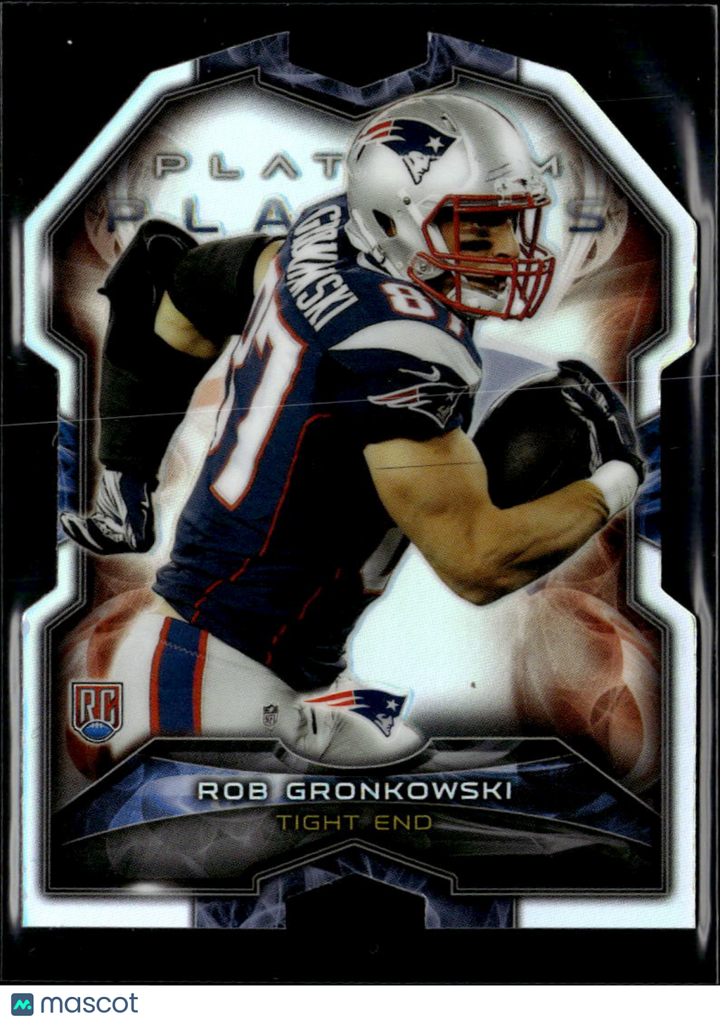 Rob Gronkowski 2015 Topps Platinum Die-Cut New England Patriots