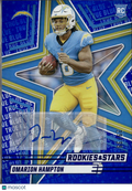 Omarion Hampton 2025 Rookies & Stars Auto Autograph RC 29/99 LA Chargers