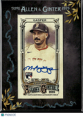Mickey Gasper 2025 Topps Allen & Ginter Auto Autograph RC 20/25 Boston Red Sox