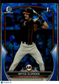 Bryce Eldridge 2023 Bowman Chrome 1st Sapphire Blue San Francisco Giants