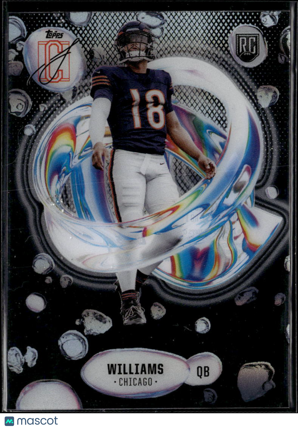 Caleb Williams 2025 Topps Signature Class Fusion SSP RC Chicago Bears