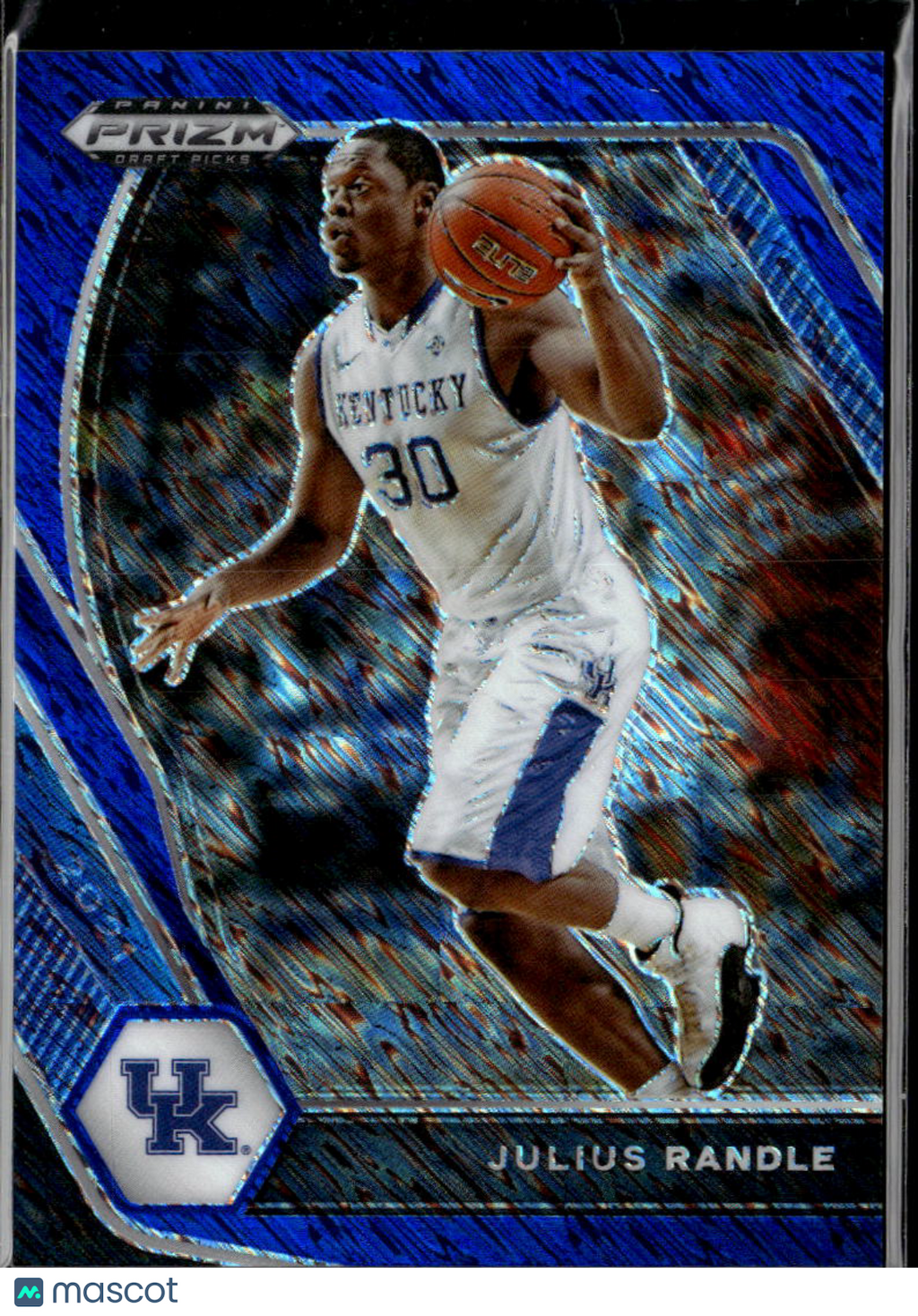 Julius Randle 2021 Prizm Draft Picks Blue Shimmer /13 Kentucky Wildcats