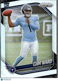 Cam Ward 2025 Panini Prizm Silver Prizm Rookie RC #352 Tennessee Titans