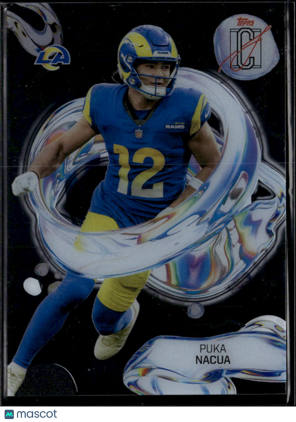 Puka Nacua 2025 Topps Signature Class Fluidity SSP SHORTPRINT Los Angeles Rams