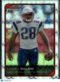 Corey Dillon 2006 Bowman Chrome X-Fractor 238/250 New England Patriots