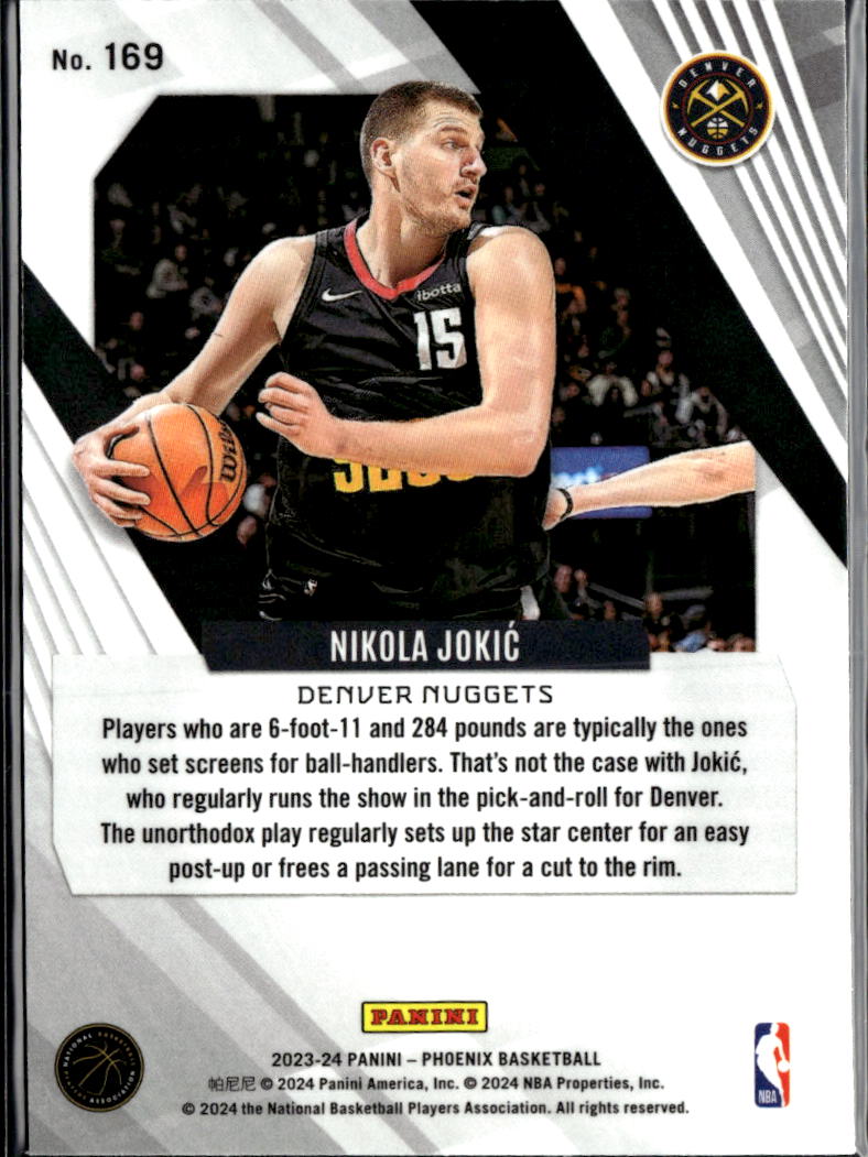 Nikola Jokic 2023-24 Phoenix Hieroglyphics SSP Denver Nuggets
