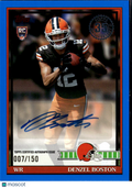 Denzel Boston 2026 Topps Flagship Auto Autograph RC 7/150 Cleveland Browns