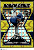 Tylor Megill 2022 Mosaic RC Rookie Yellow 8/99 New York Mets