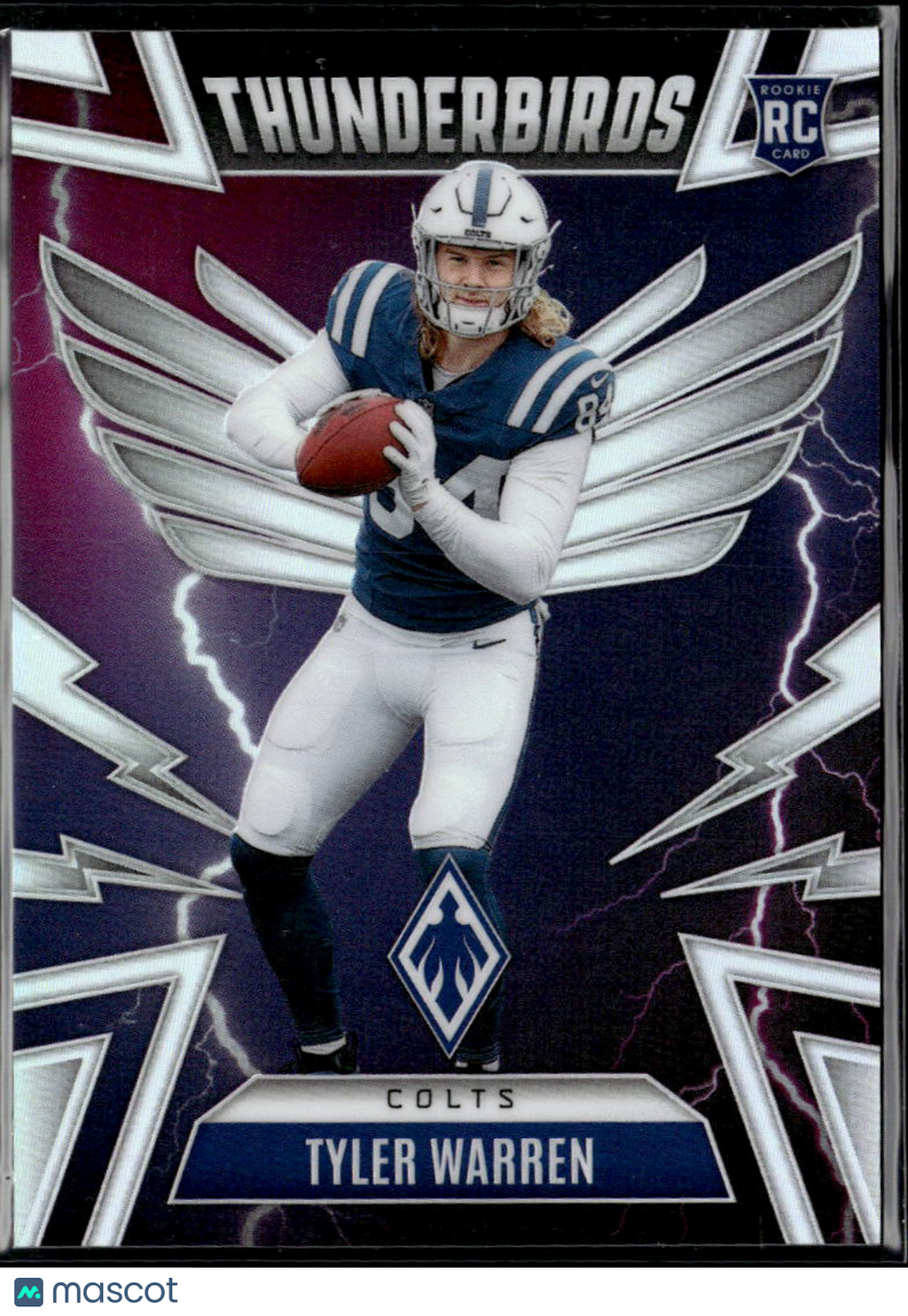 Tyler Warren 2025 Phoenix Thunderbirds Rookie RC Indianapolis Colts