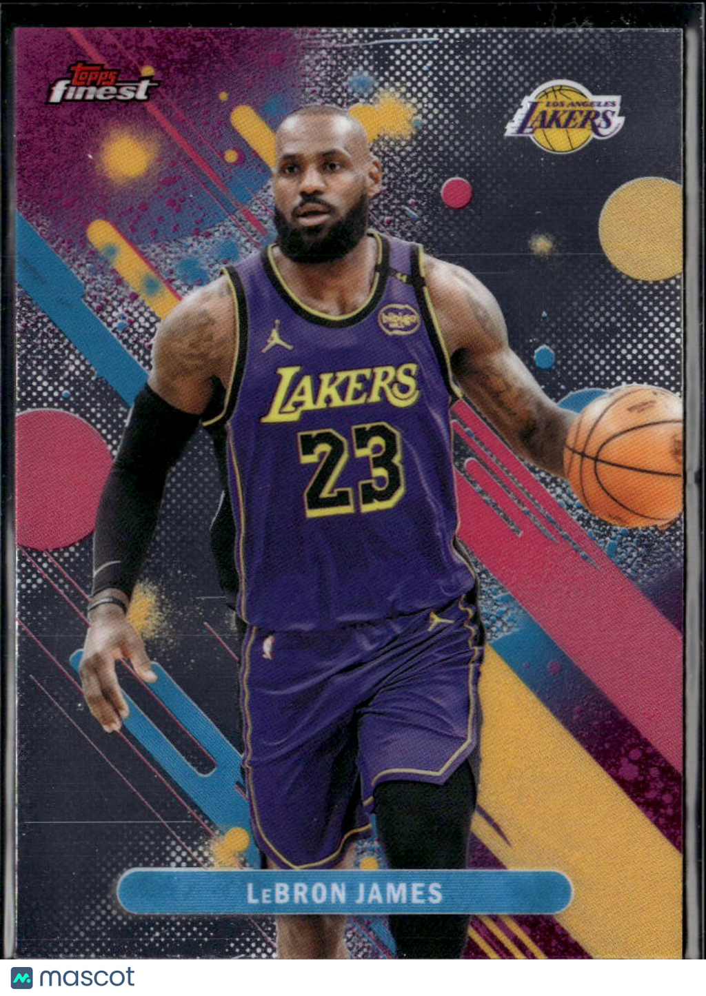 LeBron James 2025-26 Topps Finest Los Angeles Lakers
