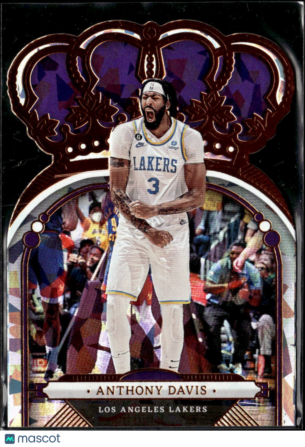 Anthony Davis 2023 Panini Crown Royale Crystal Los Angeles Lakers