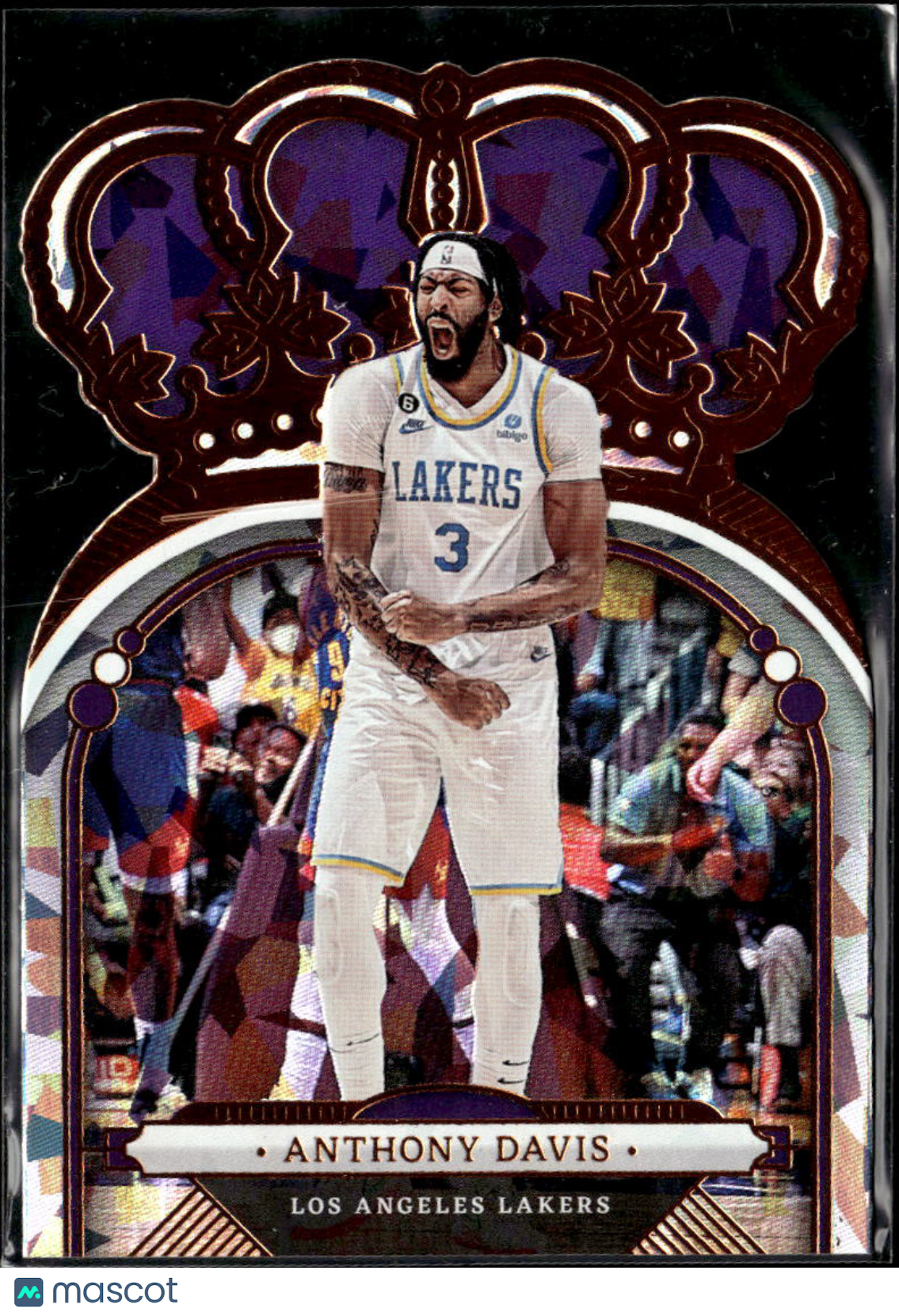 Anthony Davis 2023 Panini Crown Royale Crystal Los Angeles Lakers