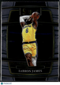 LeBron James 2021-22 Panini Select Los Angeles Lakers