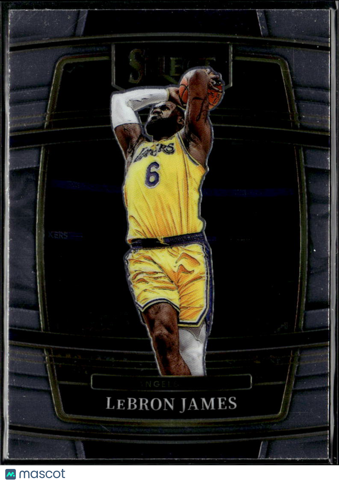LeBron James 2021-22 Panini Select Los Angeles Lakers