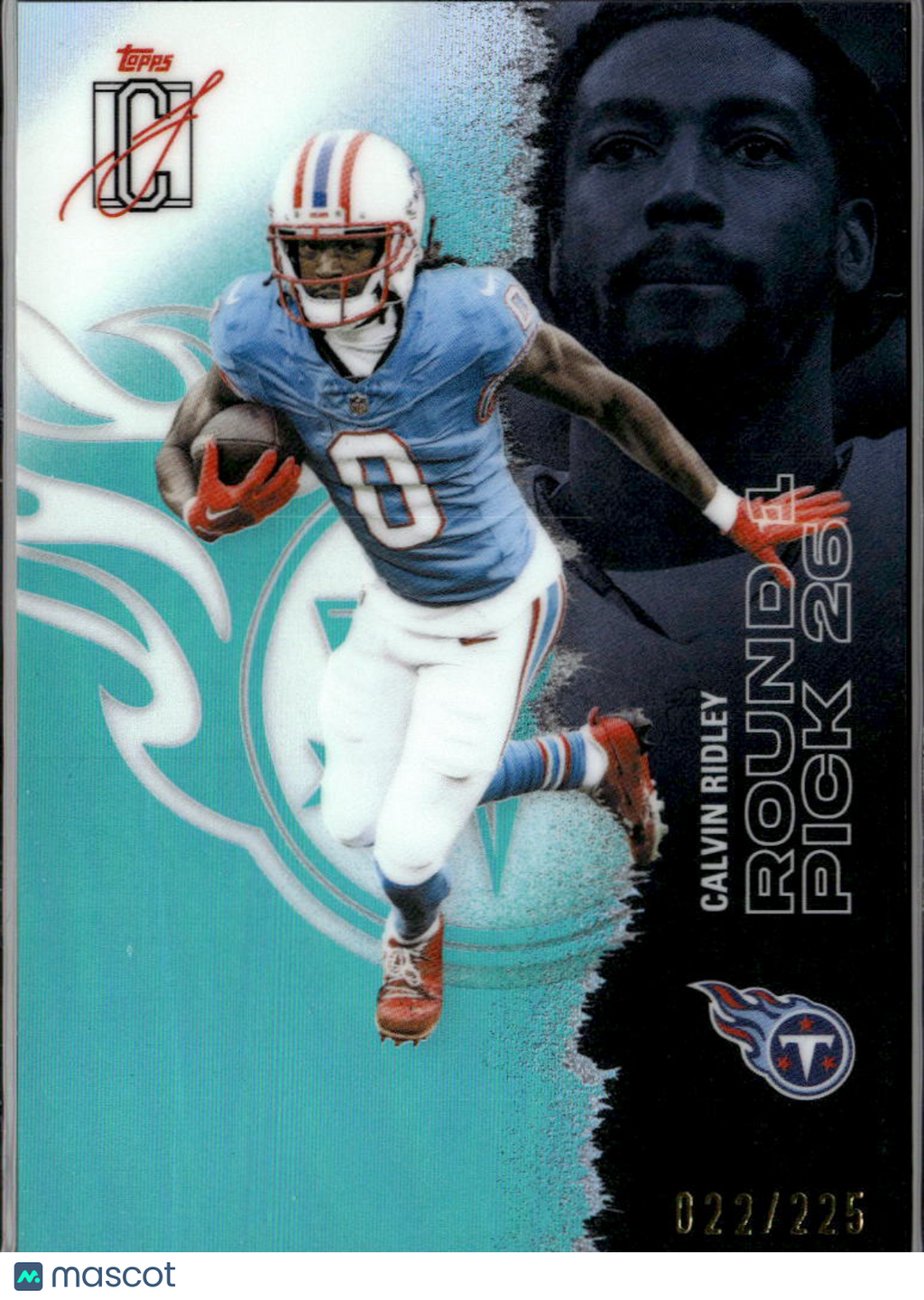 Calvin Ridley 2025 Topps Signature Class Aqua /225 Tennessee Titans