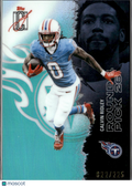 Calvin Ridley 2025 Topps Signature Class Aqua /225 Tennessee Titans