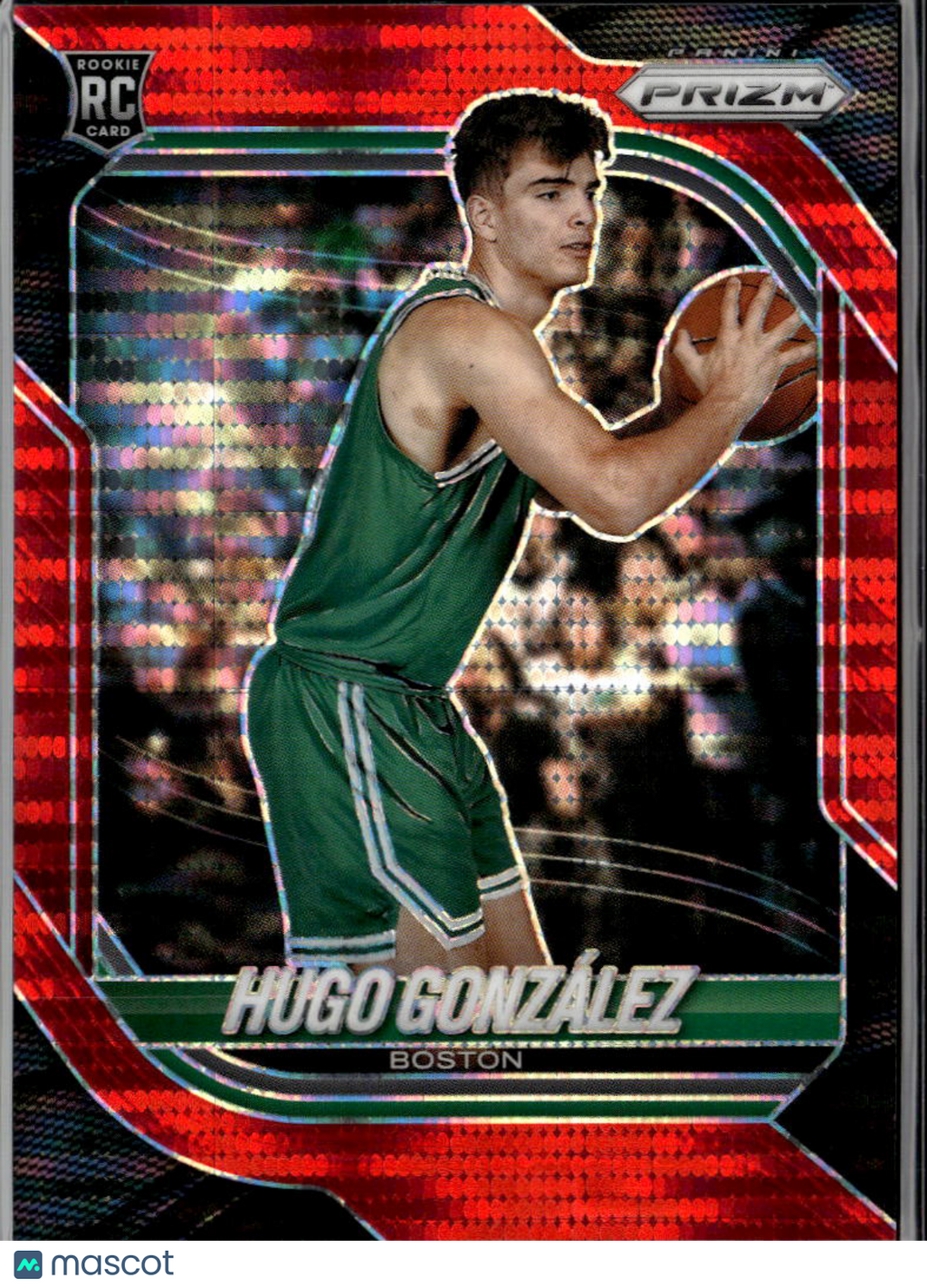 Hugo Gonzalez 2026 Panini Prizm Red Pulsar Rookie RC 88/299 Boston Celtics