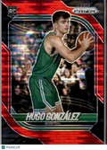 Hugo Gonzalez 2026 Panini Prizm Red Pulsar Rookie RC 88/299 Boston Celtics