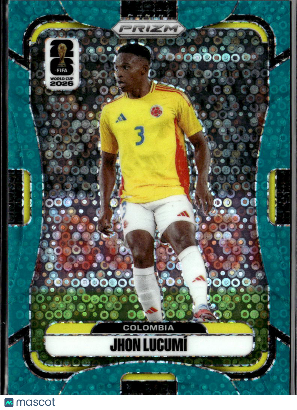 Jhon Lucumí 2026 Panini Prizm FIFA World Cup 92/149 Colombia