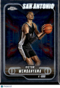 Victor Wembanyama 2025 Topps Chrome 2nd Year San Antonio Spurs