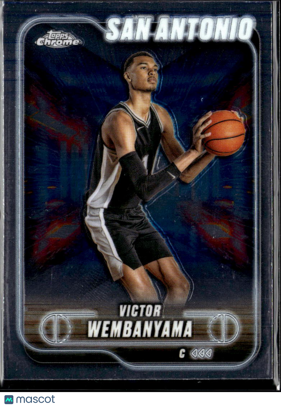 Victor Wembanyama 2025 Topps Chrome 2nd Year San Antonio Spurs