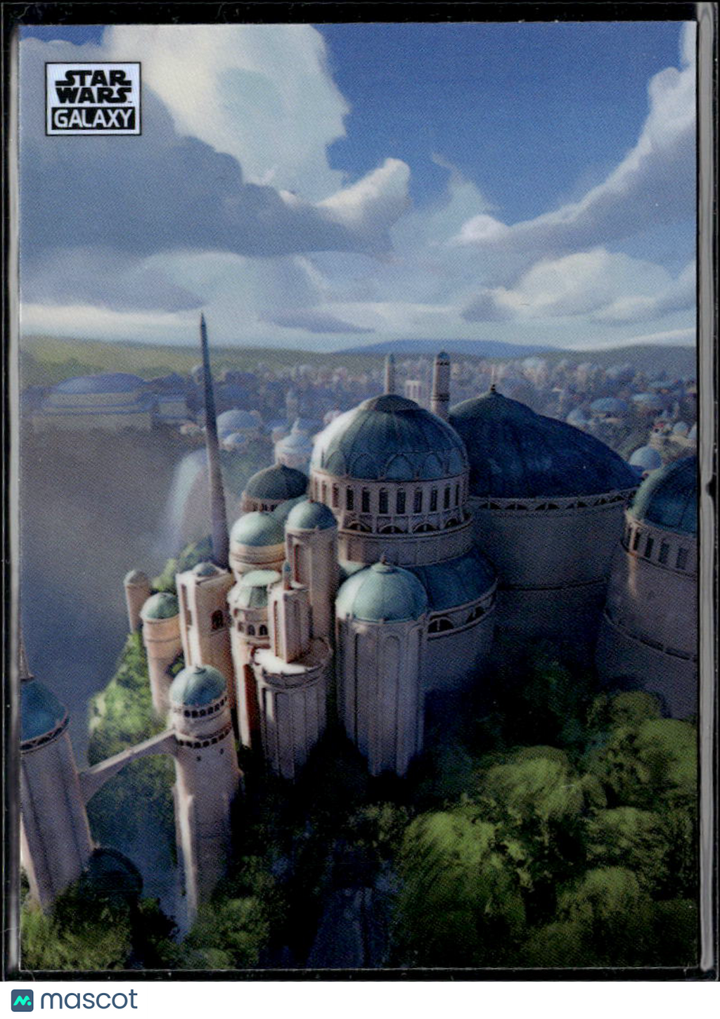 Theed Palace 2024 Topps Star Wars Galaxy Refractor #AN-4