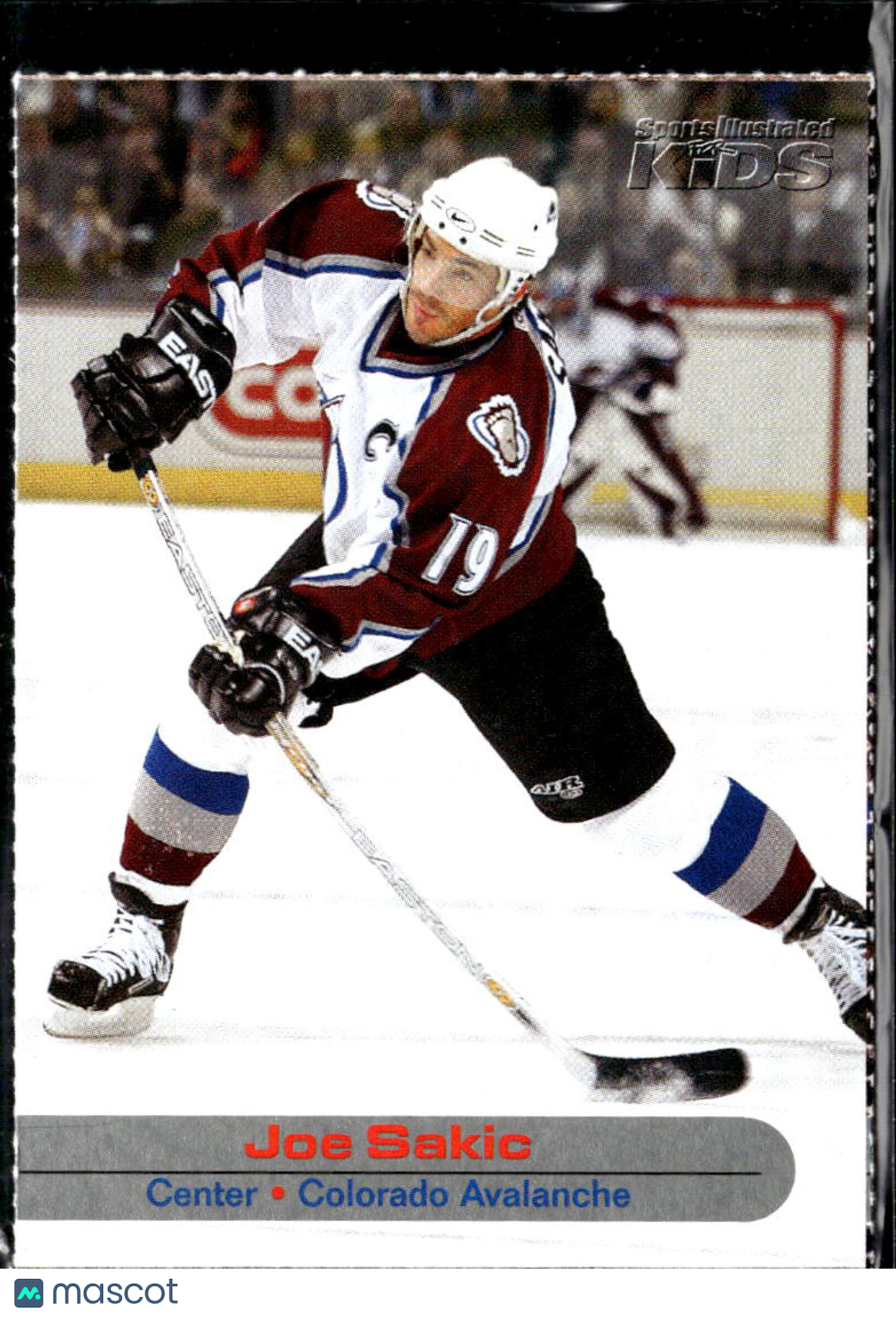 Joe Sakic 2002 Sports Illustrated for Kids Colorado Avalanche