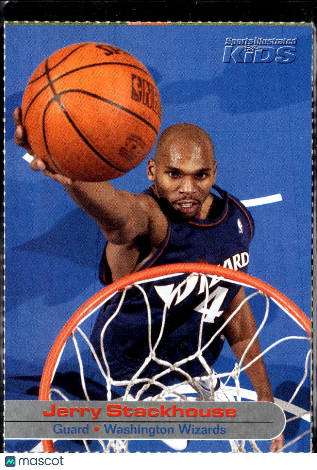 Jerry Stackhouse 2002 Sports Illustrated for Kids Washington Wizards