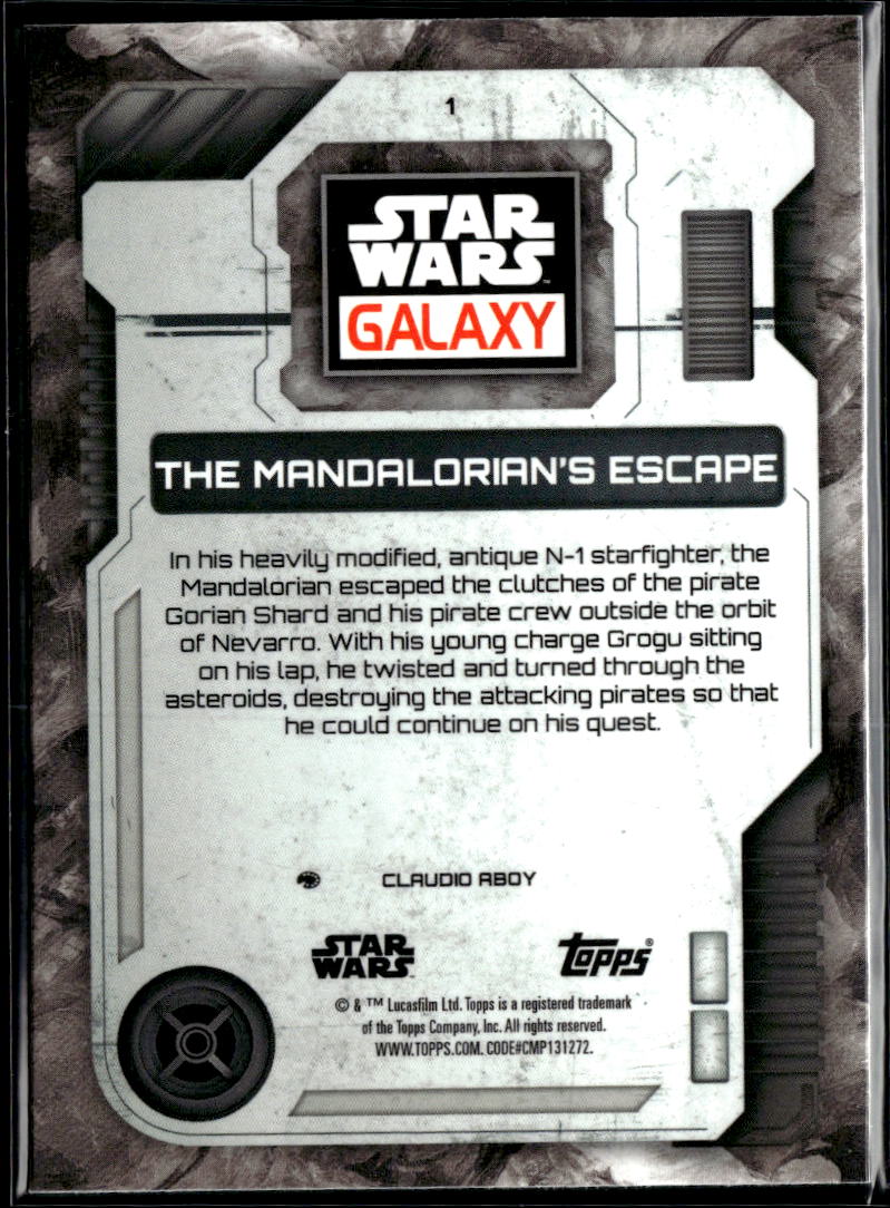 The Mandalorian's Escape 2026 Topps Star Wars Galaxy #1