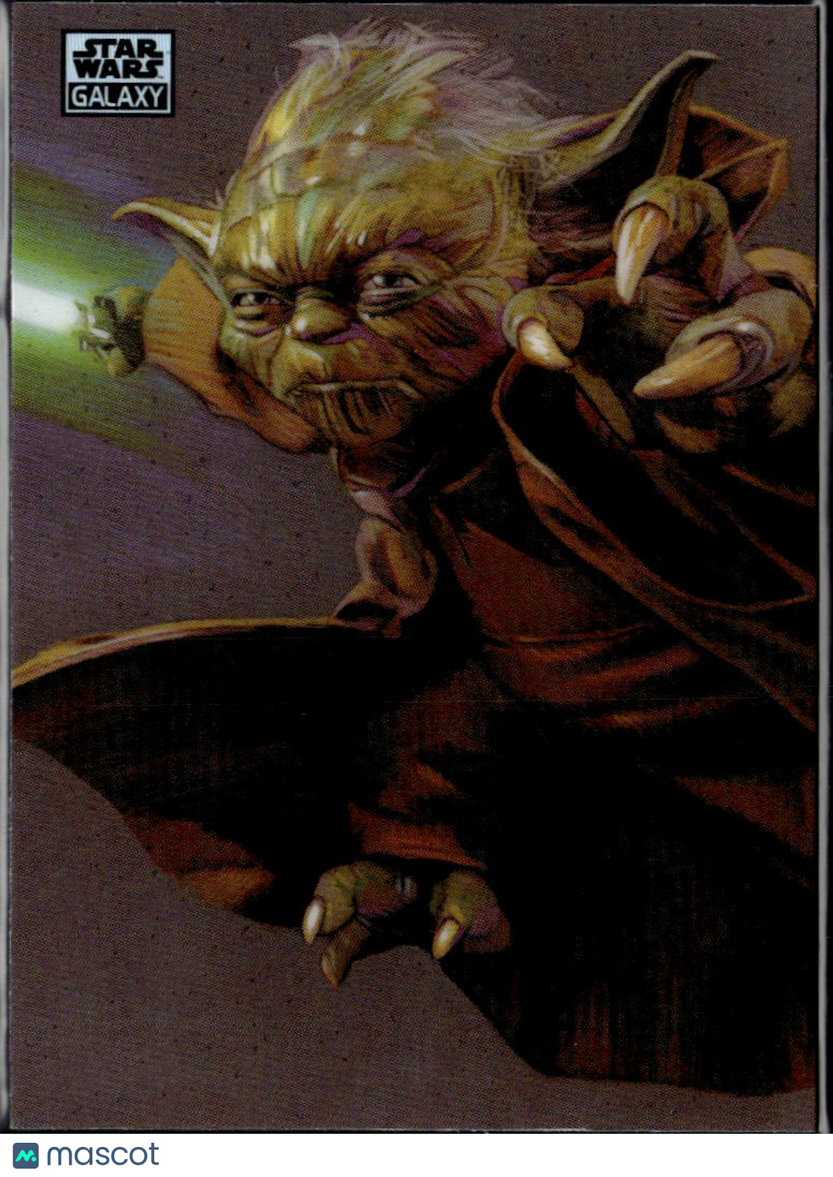 Grand Master Yoda 20626 Topps Star Wars Galaxy Refractor #48