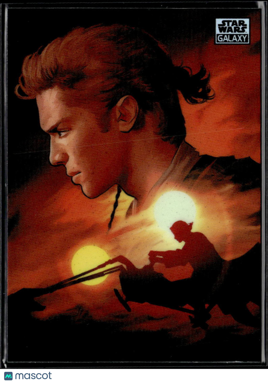 Anakin Skywalker's Sunset 2026 Topps Star Wars Galaxy Refractor #3