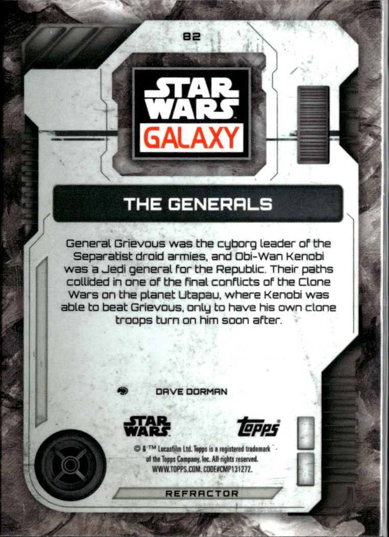 The Generals 2026 Topps Star Wars Galaxy Refractor #82