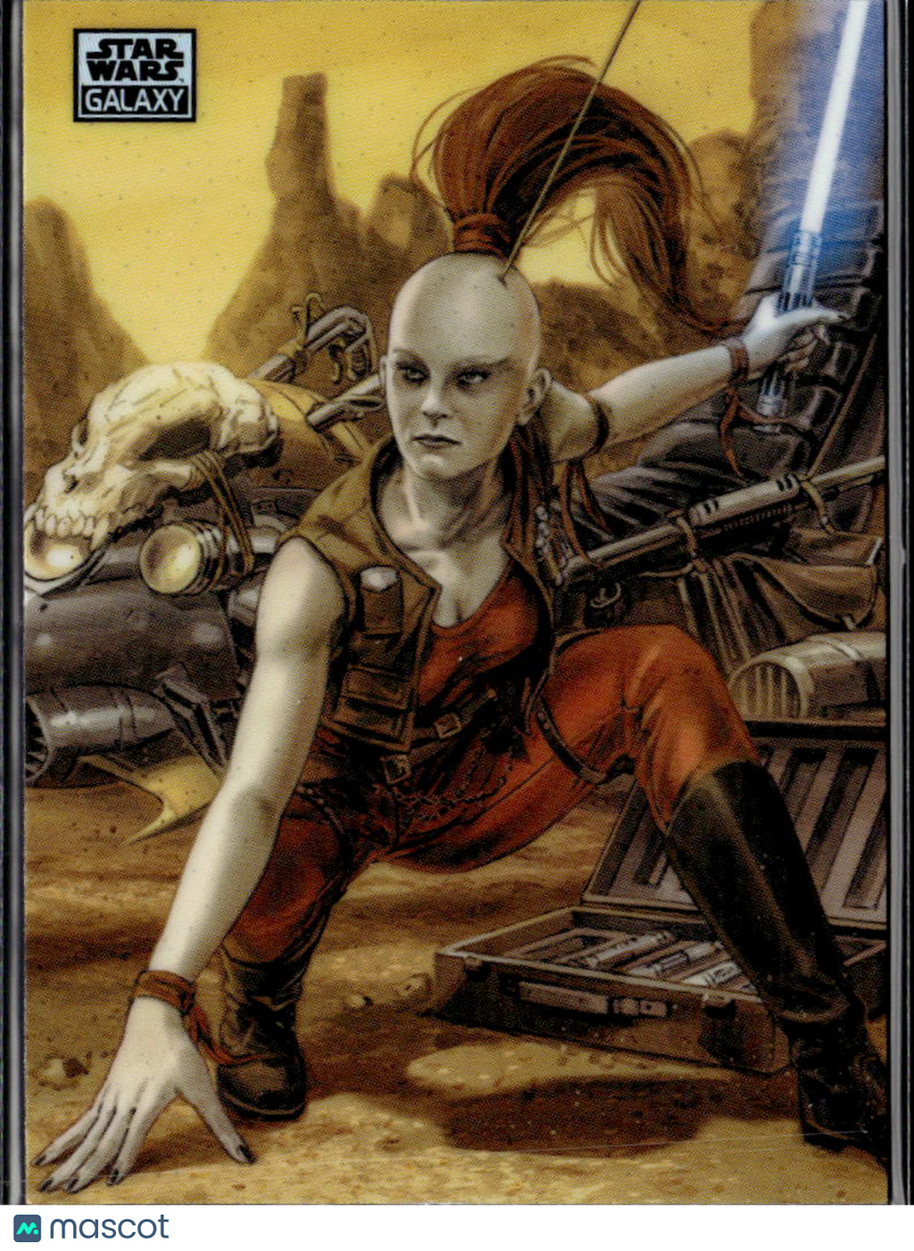 Aurra Sing 2026 Topps Star Wars Galaxy Refractors #91