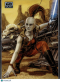 Aurra Sing 2026 Topps Star Wars Galaxy Refractors #91